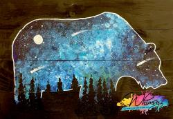 The image for Specialty Wood Pallet : Ursa The Great Sky Bear
