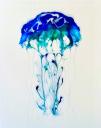 The image for Pour Painting : Jellyfish