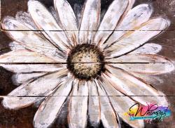 The image for Wood Pallet : Hazy Daisy