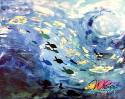 The image for New Art : Rolling Waters (Gold Leaf)