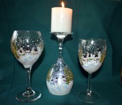 The image for SPECIALTY CLASS : Paint On Wine Glasses!