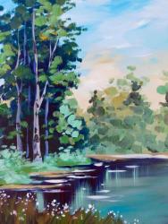 The image for NEW ART - Happy Little Lake
