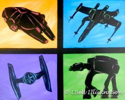 The image for FAMILY DAY : Starwars Pop Art