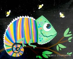 The image for FAMILY DAY : Colorful Chameleon