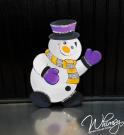 The image for SPECIALTY CLASS : Paint Your Own Wood Snowman!
